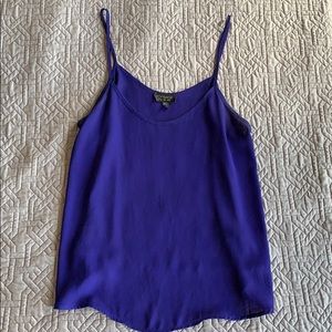 Blue Spaghetti Strap Top